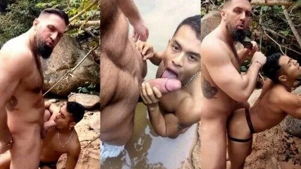 Chuck Conrad & Chaka fucking on the beach
